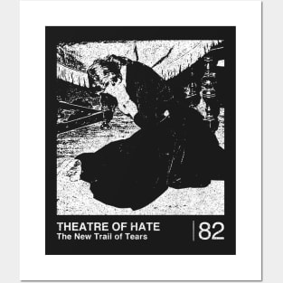 Theatre Of Hate / Minimalist Graphic Artwork Design Posters and Art